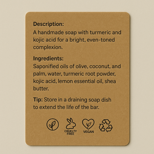 Turmeric And Kojic Acid Soap Bar